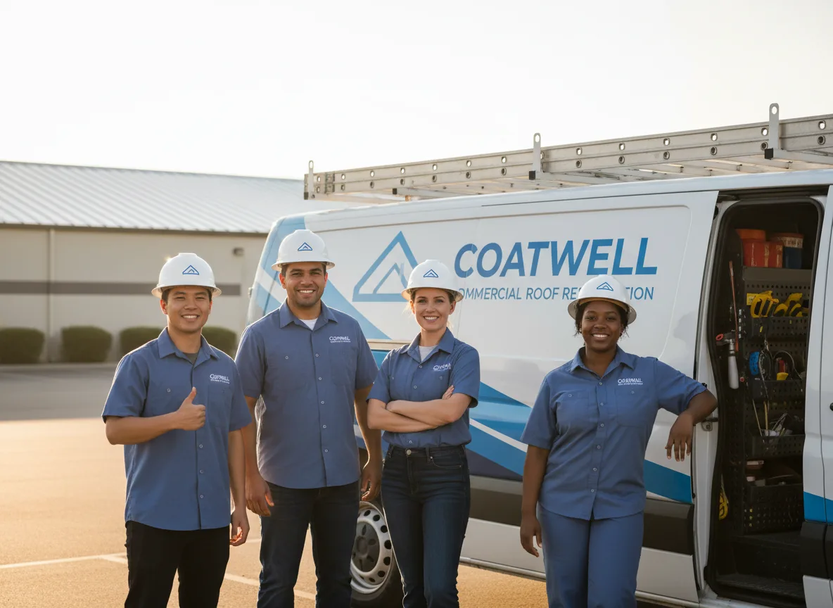 Commercial roof coating company in Mobeetie, TX